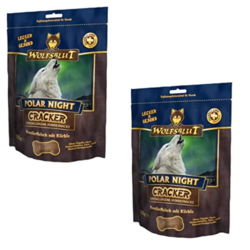 Wolfsblut Cracker Polar Night mit 51% Rentierfleisch für Hunde - Doppelpack - 2 x 225g