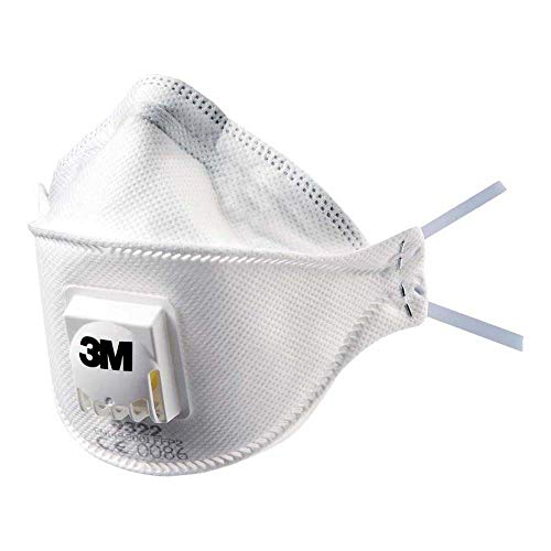 3M Aura Atemschutzmaske 9322 FFP2 mit Cool Flow Ausatemventil EN-Sicherheit zertifiziert 10 Stück