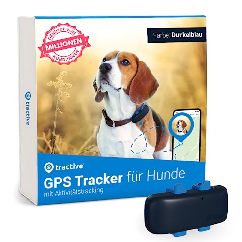 Tractive für Hunde Empfohlen von Martin Rütter Weltweite Live Ortung Weglaufalarm Gesundheitswarnungen Aktivitätstracking Mehrfacher Testsieger