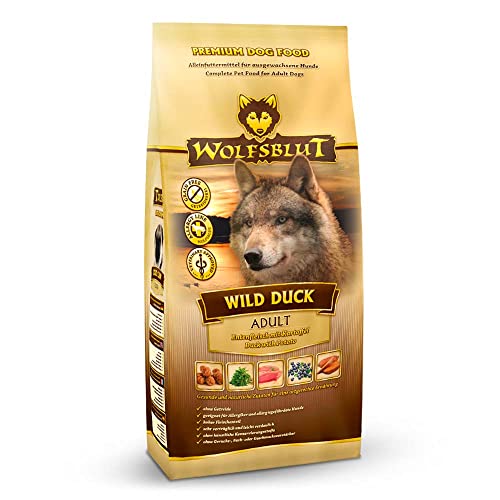 Wolfsblut - Wild Duck Adult - 4 x 2 kg - Ente - Trockenfutter - Hundefutter - Getreidefrei