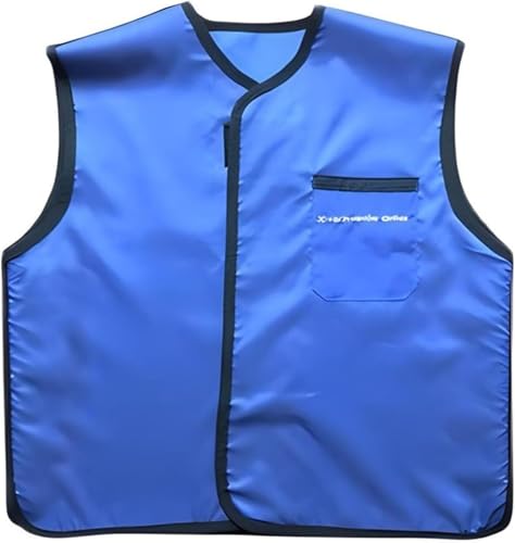 KAnduo Röntgen-Schutzkleidung Blaue Blei-Röntgenschutzweste Bleikittel for Zahnärzte 0 125 mmPb 0 175 mmPb 0 25 mmPb 0 35 mmPb 0 5 mmPb 0.125mmpb L