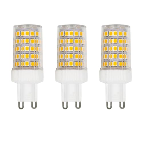 G9 LED Lampe 10W 1000LM Warmweiß 3000K Ersatz 50W-100W G9 Halogenlampe G9 Sockel Kein Flackern Nicht Dimmbar G9 Glühbirnen für Kronleuchter Deckenleuchten Wandleuchten AC 220-240V 3er Pack