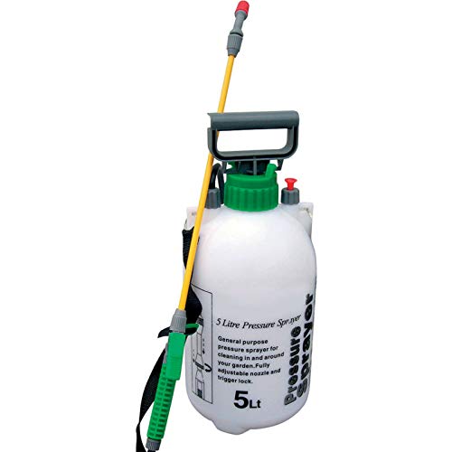 Homespired 5L Drucksprüher Rucksack Garten Chemie Unkrautvernichter Wassersprühflasche Gartenpumpe Action Drucksprüher