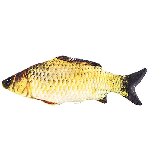 Katze Katzenminze Spielzeug Katze Fisch Form Interaktives Spielzeug Simulation Plüsch Puppe Spielzeug Haustiere Kauen Biss Kick Liefert Für Katze Haustier Kätzchen Exquisite Verarb Verarbeitete Mode