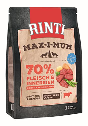 Rinti MAX-I-Mum Rind Gemüse 1 x 1 kg getreidefrei für ausgewachsene Hunde
