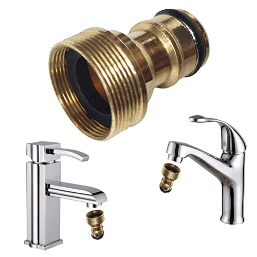 Universal-Wasserhahnanschluss für Mischbatterie Schlauchadapter Wasserhahn Adapter Schlauchkupplung Schnellkupplung Gartenschlauch Anschluss