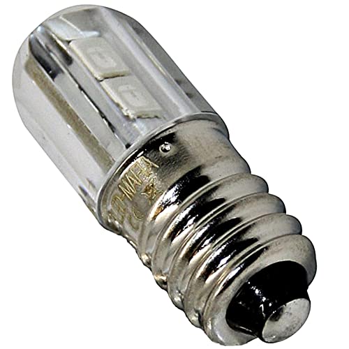 1x 3x 9x Schraubsockel E10 5730 LED - Ersatz Beleuchtung weiß warmweiß 3200K Sparlampe - 6V 1x