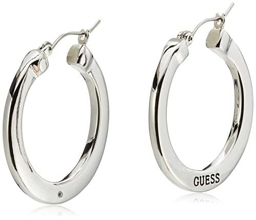 GUESS Basic Logo Creolen Ohrringe S Metall No Stone