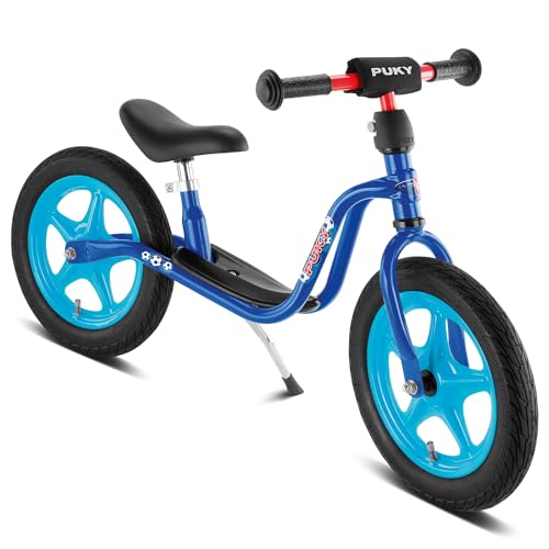 PUKY LR 1L Laufrad Blau Optimale Ergonomie 12 5 Luftbereifung Höchste Sicherheitsstandards Stabiler Stahlrahmen Inkl. Seitenständer Max. 25kg Nutzlast Ab 2 Jahren