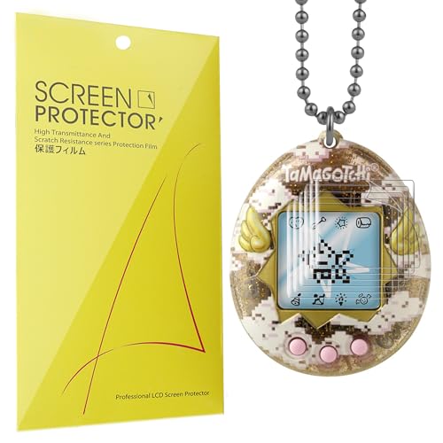 Blueshaweu Schutzfolie Kompatibel mit Tamagotchi Angel Digital Pet HD klar Flexible TPU Displayschutzfolie 6 Stück Kompatibel für Tamagotchi Angel transparent