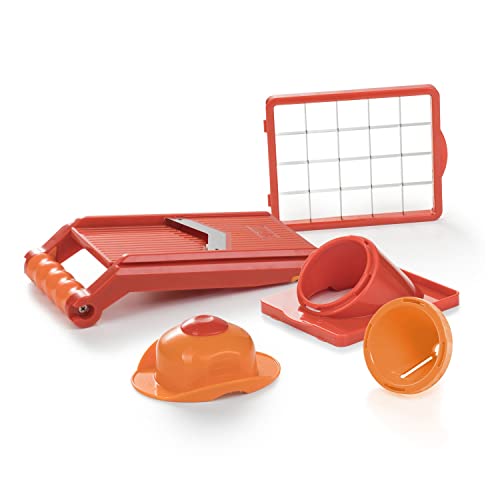 Nicer Dicer Chef S Premium Set 5-tlg. Orange-Rot