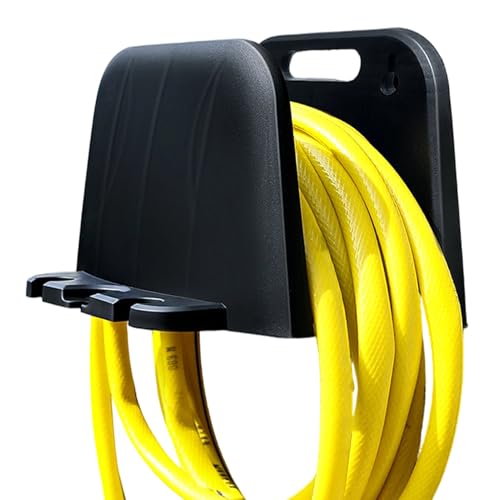 Schlauchhalterung - Wandmontierter Platzsparender Aufhänger Gartenschlauchhalter Mit Haken Garage Garage Hinterhof Terrasse Bauernhof Rasen Pool Deck Reinigen Auto Waschen Bewässerung