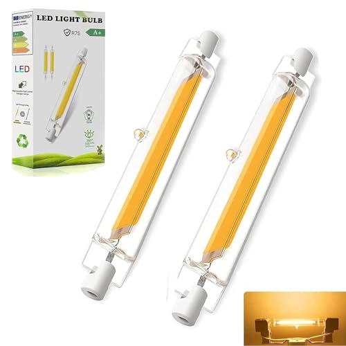 LVLIZHHO R7S LED 118mm 20W LED R7S Dimmbar Lampen Ersatz für 118mm 200W Halogenlamp Warmweiß 3000K 2000 Lumen Kein Flackern 360 Abstrahlwinkel 2PCS