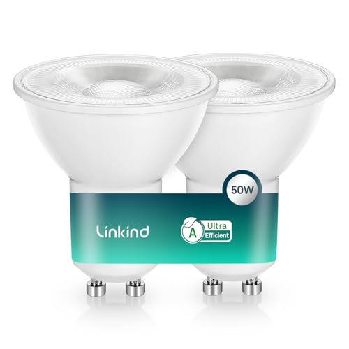 Linkind Ultraeffiziente LED Lampe 2W ersetzt 50W 4000K Neutralweiß mit Energieeffizienz Label A Nicht Dimmbar Glühbirne 360Lm 36 enge Abstrahlwinkel Klasse A LED Birne 2 Stück