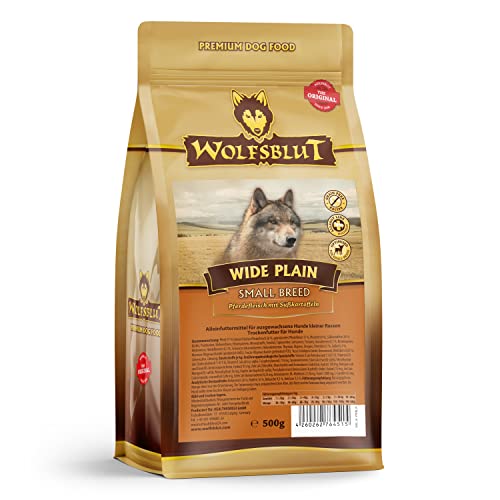 Wolfsblut - Wide Plain Small Breed - 500 g - Pferd - Trockenfutter - Hundefutter - Getreidefrei