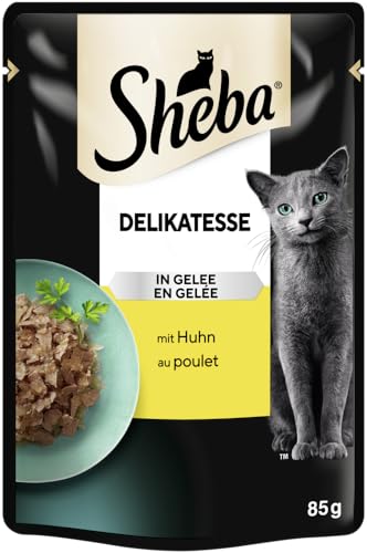 Sheba Beutel Delikatesse in Gelee Huhn 85 g