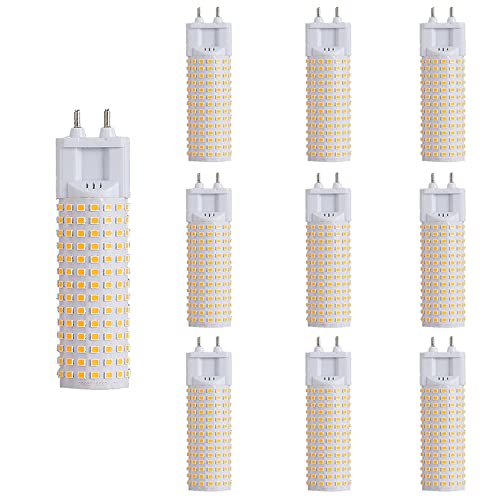 PAZWAHF G12 LED Maislampe 18W 2700 Lumen Stabiler Strom Nicht dimmbar G12 Stiftsockel 85-265V AC Flimmerfrei für Kronleuchter Deckenleuchten 10 Stück
