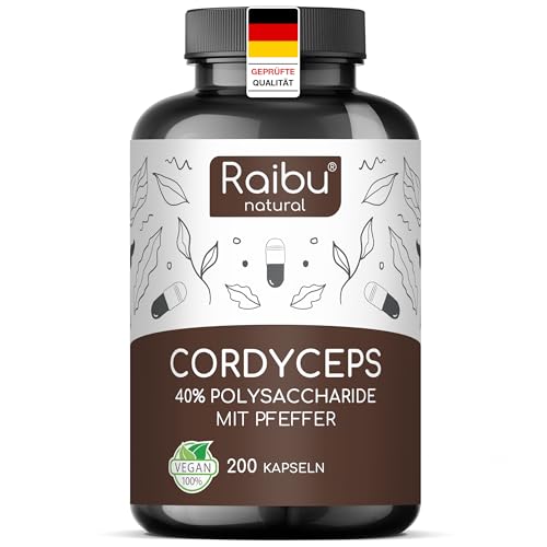 Raibu   200   21000 mg Extrakt pro Tagesdosis 10 1   40% Polysaccharide   Sinensis schwarzem Pfeffer