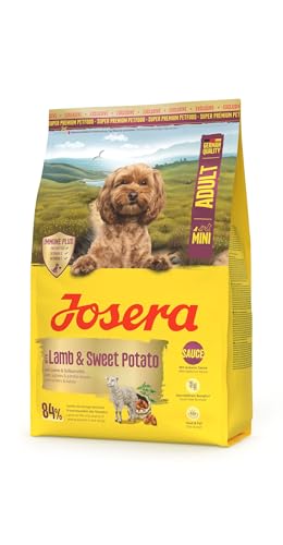 JOSERA Mini Adult Lamm Süßkartoffel 1 x 3 kg Premium Trockenfutter für ausgewachsene Hunde kleiner Rassen Leckere Soße für extra Geschmack IMMUNE PLUS für ein intaktes Immunsystem 1er Pack
