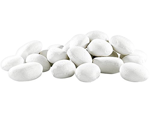 Carlo Milano Dekosteine Kamin Deko Steine für Bio Ethanol Öfen weiß Versandrückläufer Tischkamin Deko Material Stein Dekokamin Tischfeuer
