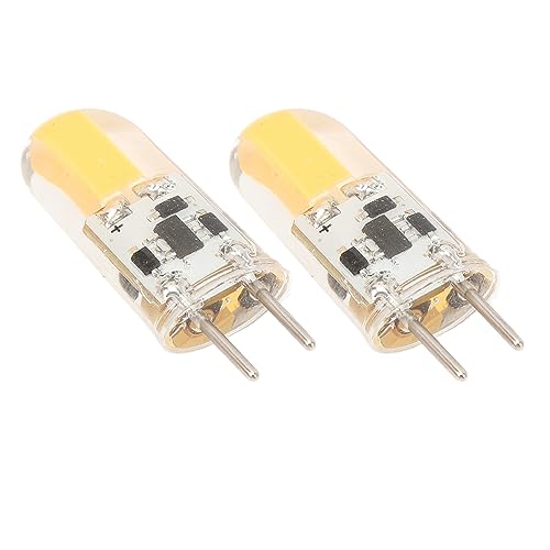 Atyhao Silikon-LED-Glühbirne Vollständig Dimmbar GY6.35-Glühbirne Plug-and-Play für Büro für Deckenschränke Warmes Licht