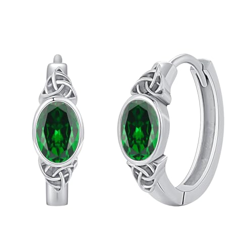 OHAYOO Damen Geburtsstein Geburtsstein Mai Smaragd Schmuck für Damen Mädchen Frauen