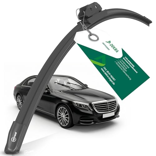 cartrend Flachbalkenwischer FB70 Länge 700mm Auto Scheibenwischer aerodynamisch Wischerblatt für Frontscheibe schwarz 1 Stück