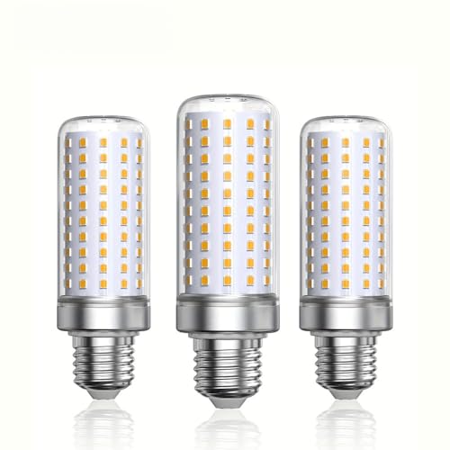 E27 LED-Mais-Glühbirnen 30W Warmweiß 3000K Entspricht 250W E27 Halogen-Glühlampen AC 110-240V 360 Abstrahlwinkel Edison-Schraubgewinde SES LED-Maislampe nicht dimmbar Packung mit 3 Stück