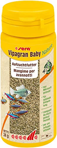 sera Vipagran Baby Nature 50 ml 24 g - Mikrosoftgranulat für Jungtiere mit 4 % Insektenmehl Jungfischfutter