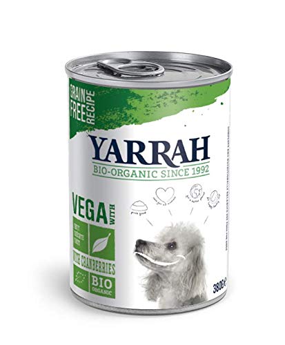 Yarrah Bio Hundfutter Vegan getreidefrei mit Cranberries 380 g