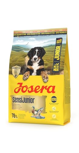 JOSERA SensiJunior mit Lachs Ente 1 x 3 kg Premium Trockenfutter für Sensitive Welpen Optimale Entwicklung Immune Plus für EIN intaktes Immunsystem glutenfrei 1er Pack