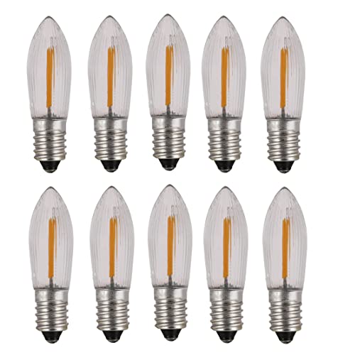 ShuoHui COB Filament Riffelkerze für Lichterketten mit 15 16 Brennstellenß 14V to 55V 0 2 W 20