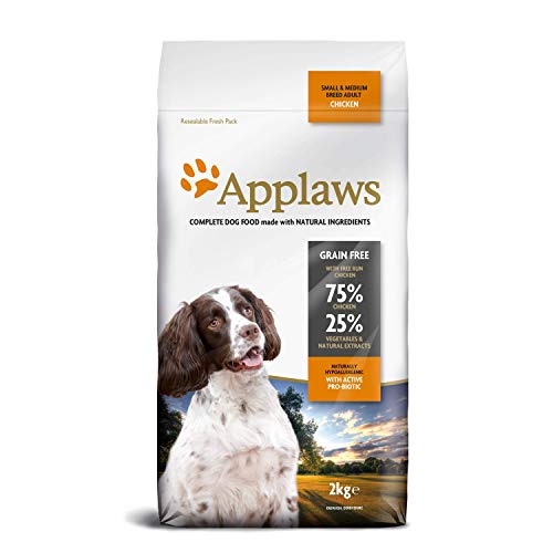  Natural Complete Dry Hundefutter für Erwachsene Kleine Mittlere Rassen Geschmack 1x 2kg Beutel