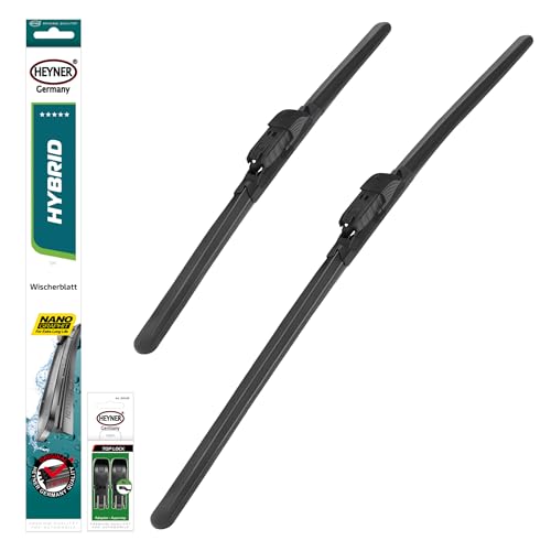 HEYNER Scheibenwischer Set passend für Volvo XC60 I 08.2010-07.2017 HYBRID Flachbalkenwischer Frontscheibenwischer