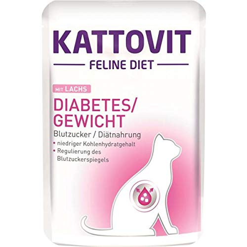 Kattovit PB Feline Diet Diabetes Gewicht Lachs 85g Menge 24 je Bestelleinheit