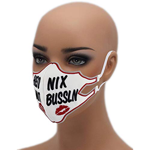 Heit NIX BUSSLN 60 waschbar Mundschutz Mehrweg SchutzmaskeGesichtsmaske WiederverwendbarFace Mask