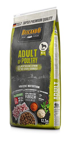 Belcando Adult GF Poultry 12 5 kg getreidefreies Hundefutter Trockenfutter ohne Getreide mit Geflügel Alleinfuttermittel für ausgewachsene Hunde ab 1 Jahr