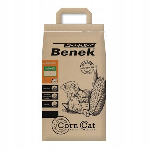 Super Benek Corn Frisches Gras Maiskies für Katzentoilette 14L