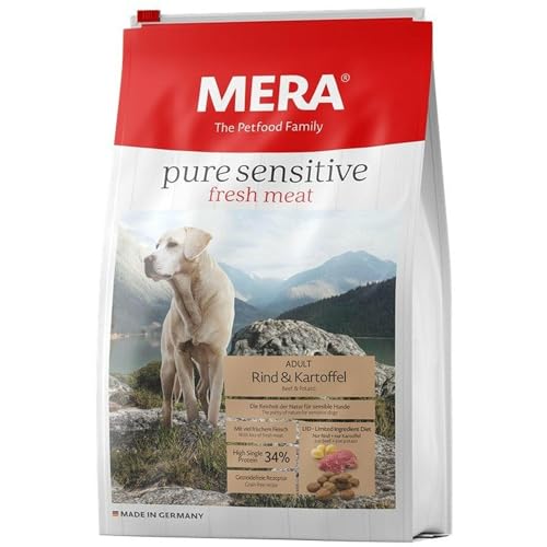Mera Dog Pure Sensitive Fresh Meat Rind Kartoffel 1 kg