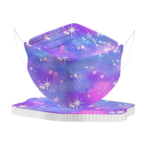 AMDOLE 10 Stück Mundschutz Kinder Einweg Fisch-Form Maske Schutz mit Bunt Motiv 4-Lagige 3D Geruchlos Mund Und Nasenschutz Bandana Staubdicht Halstuch Atmungsaktiv Schals für Jungen Mädchen