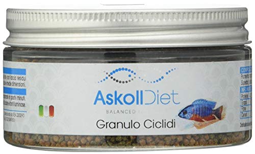 Askoll 280518 Diät Fischfutter in Granulat Buntbarsch S