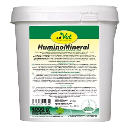 HuminoMineral Mineralfutter Hunde Katzen 4 kg - Hochwertige Nährstoffe cdVet Bio-Komplex