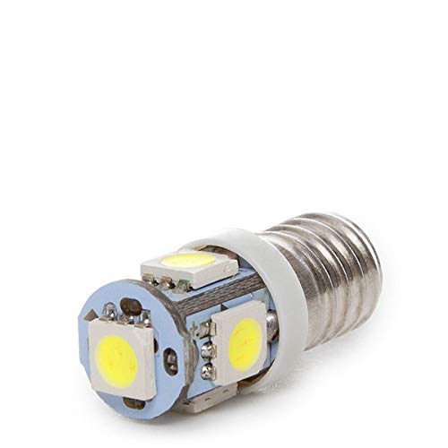 Glühbirne LED E10 1W 83Lm 3000 K 12VDC 40.000H CA-E10-5MD5050-WW Greenice