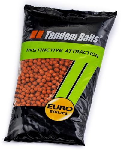 Tandem Baits Karpfen Futter Angelfutter Futterboilies Karpfenboilies Euro Boilies 18 mm 10 kg Erdmandel