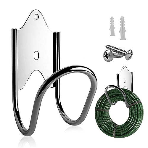 Gartenschlauchhalter Wandmontaged Schlauchrohrhalter rostbeständiges Edelstahlrohrhalter Hält mehrere Hosepipe für die Wasserspeicherung 2.13 x 4 65 x 7 Zoll