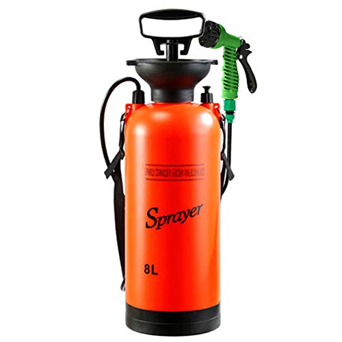 Atyhao Gartensprüher 3L 8L Manueller Pneumatischerüher Multifunktionaler Mini Rasen Garten Bewässerungssprinkler Landmaschinen 8L
