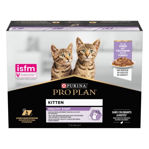 PRO PLAN CAT Wet NutriSavour Delicate mit Soße 850 g 4 Stück insgesamt 40 Beutel