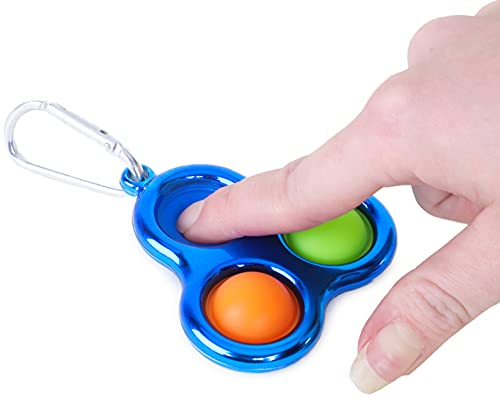  Blauer Schlüsselclip