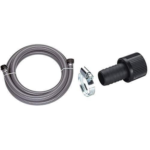 Gardena Saugschlauch 3.5 m Robuster Ansaugschlauch Durchmesser 25 mm 1412-20 Saugschlauch-Anschlussstück 25 mm 1 Pumpen-Anschlussstück mit Schlauchklemme zum vakuumfesten Anschluss 1724-20