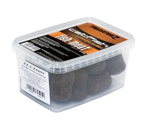 Exar Jaxon Mega Pellet Predator 2 30mm 340g für Waller Wels Angelfutter Angelköder Grundfutter Fisch-Fleisch